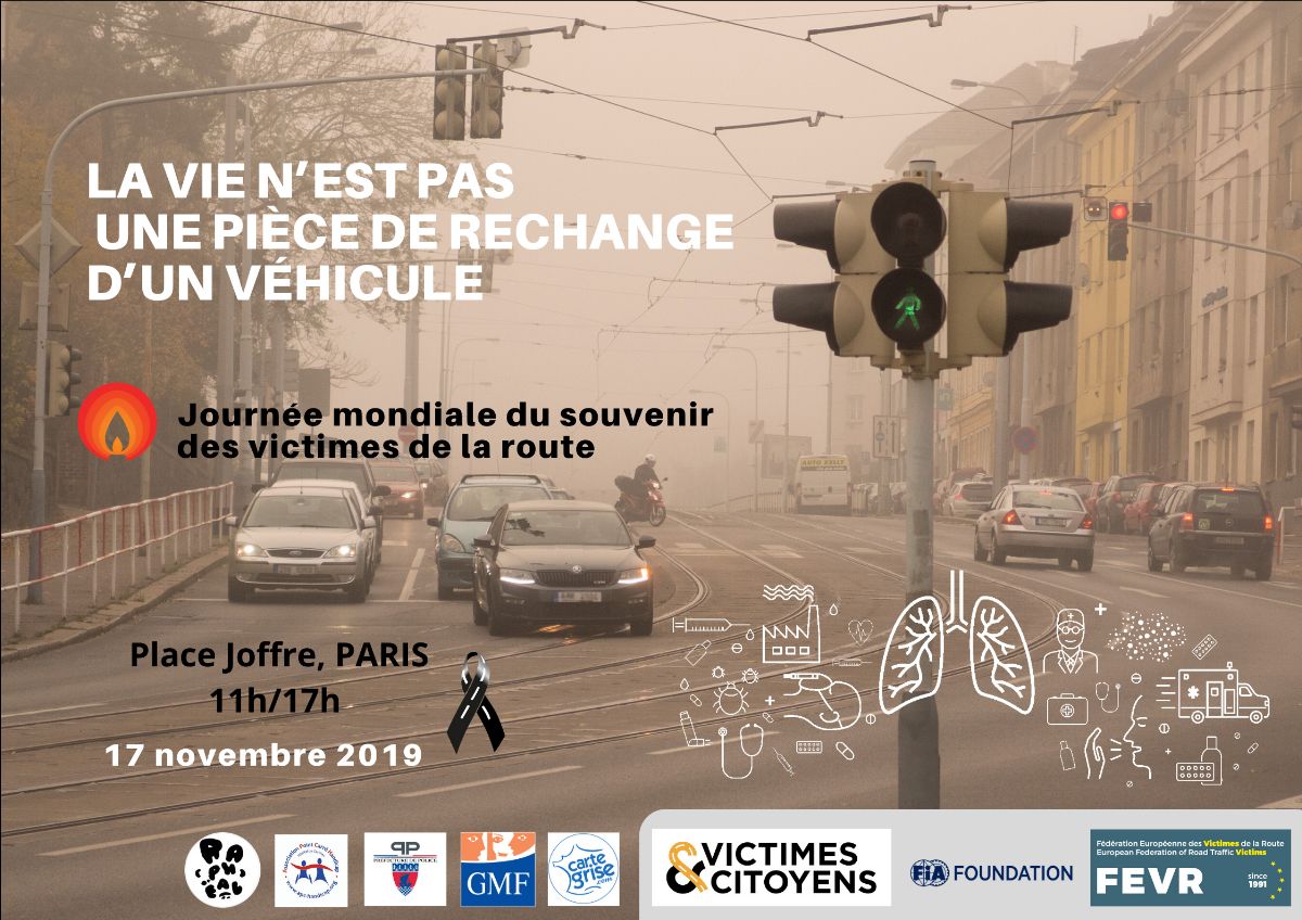 Une journée pour que les victimes de la route ne soient pas oubliées