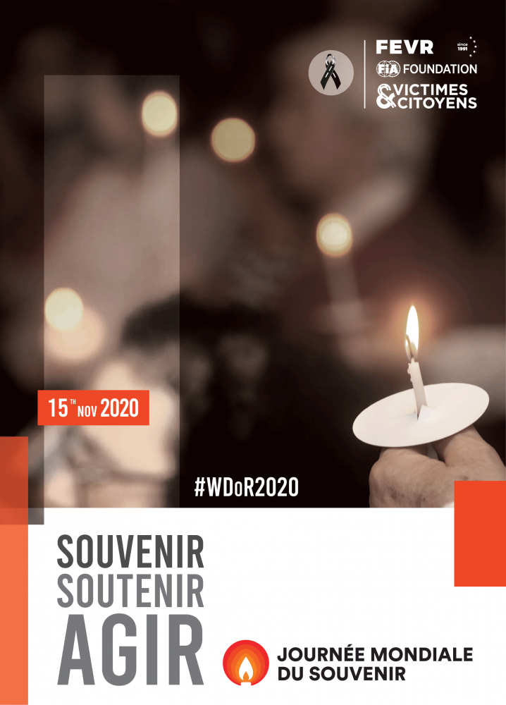 25ÈME ANNIVERSAIRE DE LA JOURNÉE MONDIALE DU SOUVENIR DES VICTIMES DE LA ROUTE