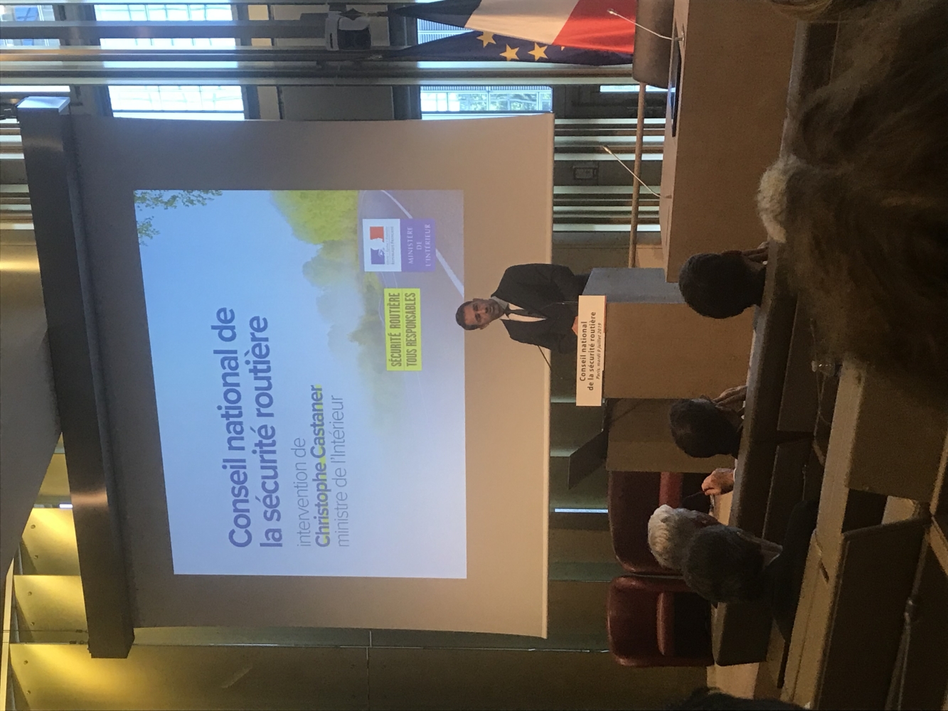 L’association Victimes&Citoyens en séance plénière du conseil national de la sécurité routière